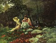 Winslow Homer Flock of Sheep Spain oil painting artist